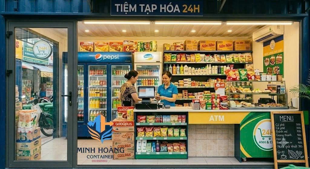 Container Tạp Hóa 20 Feet